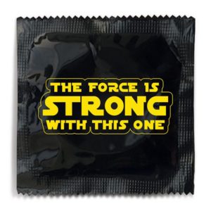The force is strong with this one funny condom